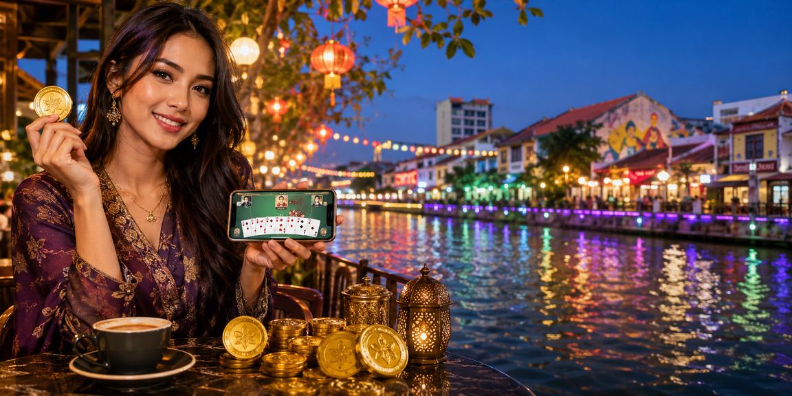 Permainan rummy dalam talian di peranti mudah alih Melaka